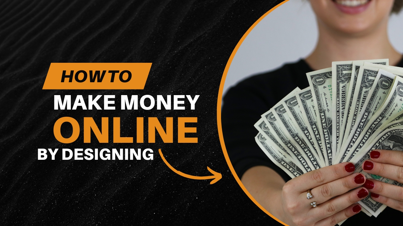 Black and Orange Money YouTube Thumbnail